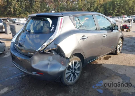2017 Nissan Leaf Sv z USA, uszkodzony, nr VIN 1N4BZ0CPXHC305884